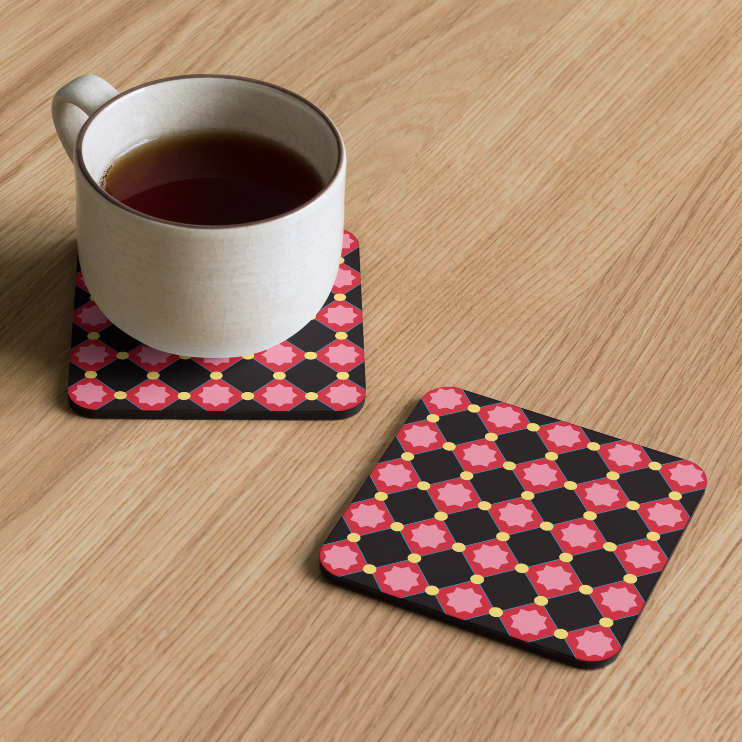 Arabesque | Cork-back coaster