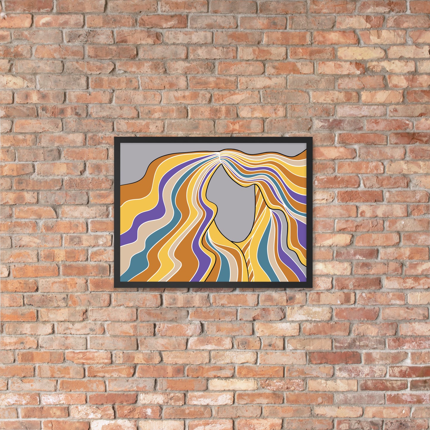 Ilmatar from Kalevala | Framed poster