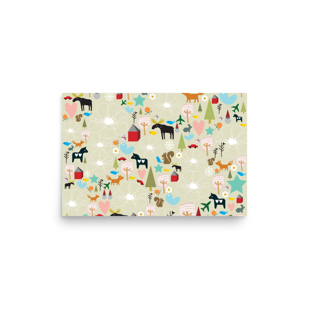 Baby Room Design | Poster