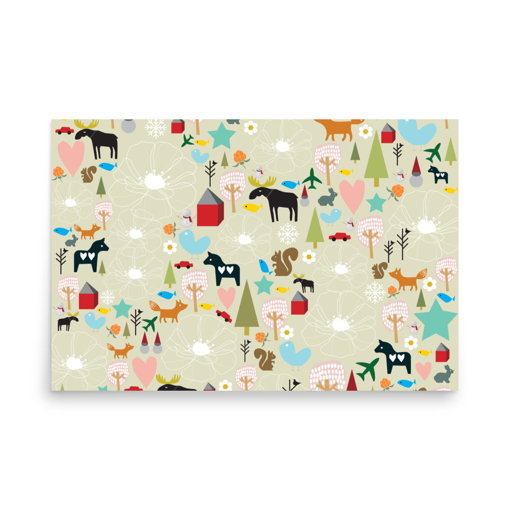 Baby Room Design | Poster