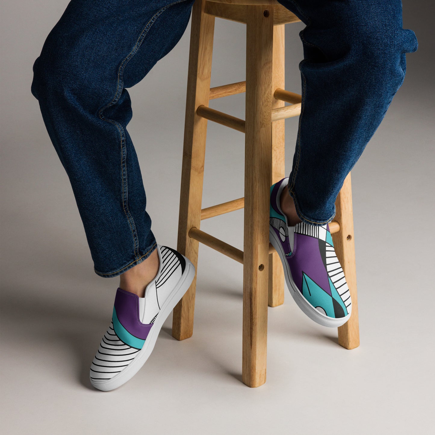 Fish from Kalevala | Men’s slip-on canvas shoes