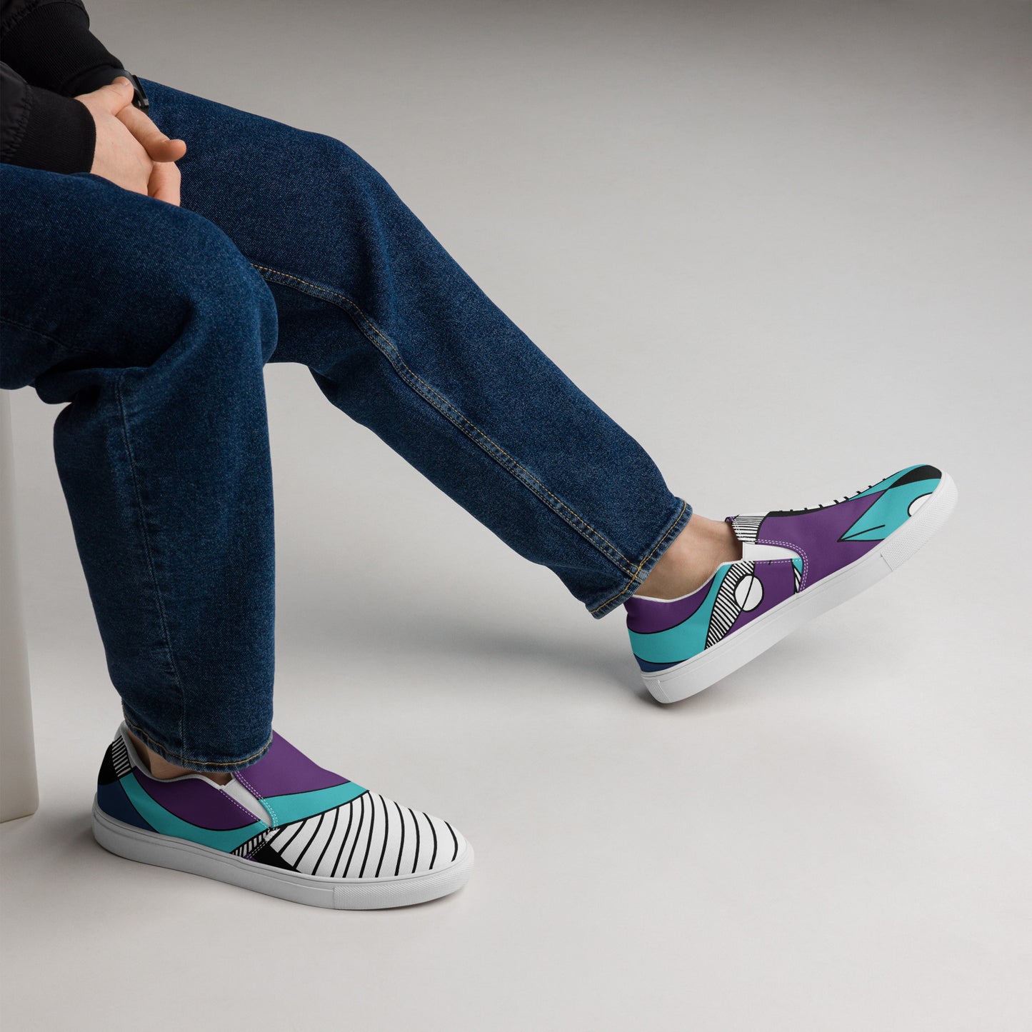 Fish from Kalevala | Men’s slip-on canvas shoes
