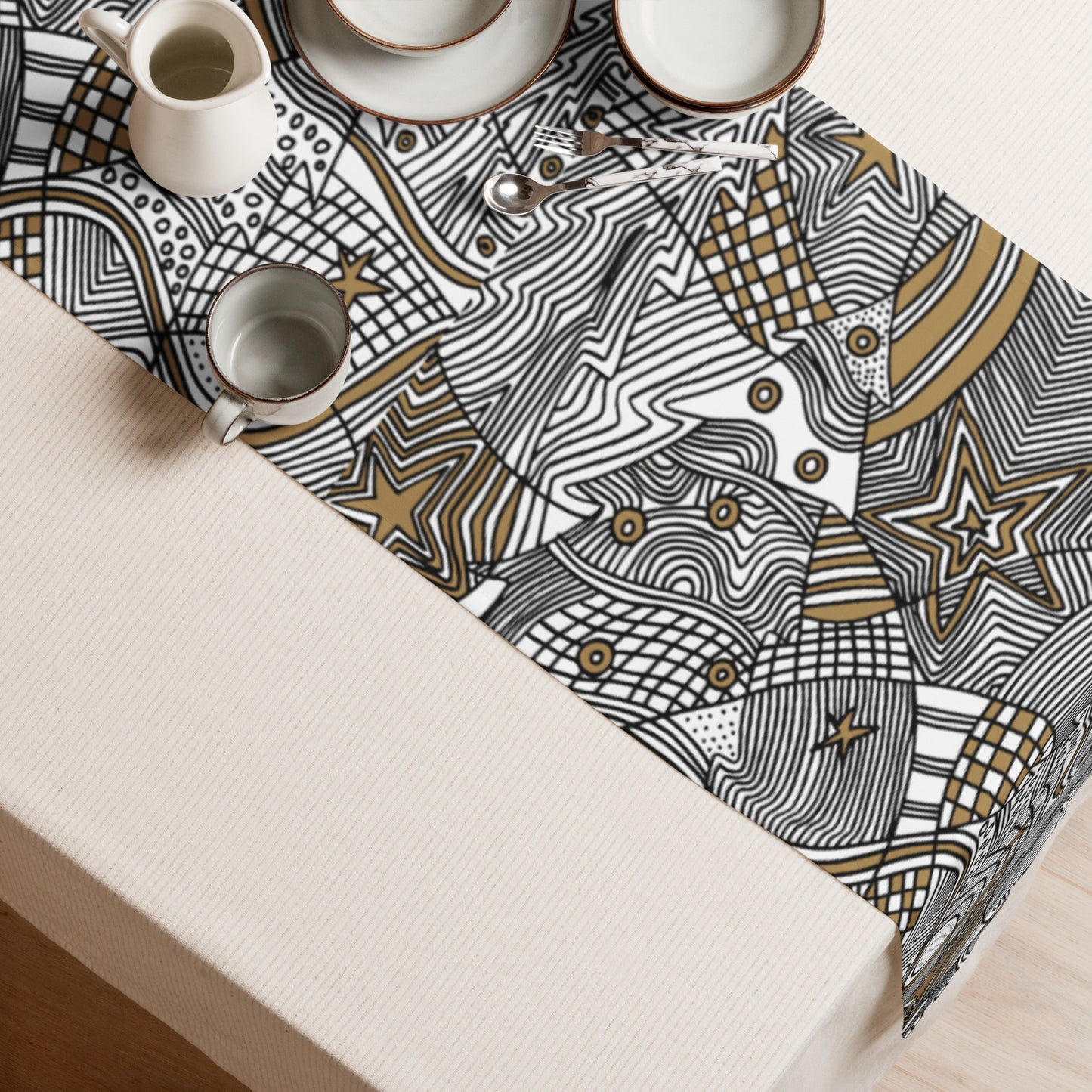 Christmas Graphic Ornament | Table runner