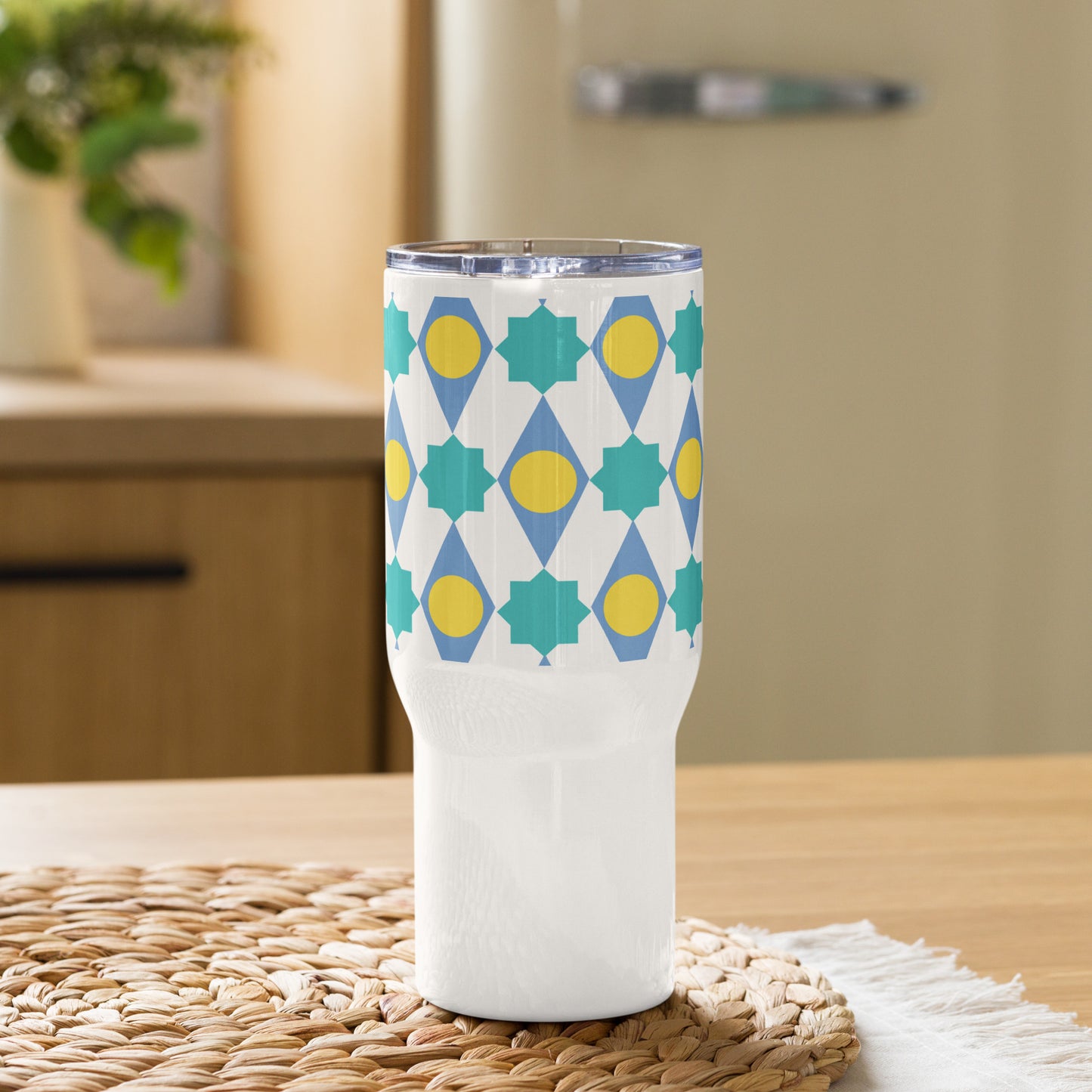 Mediterranean Feeling | Travel mug with a handle