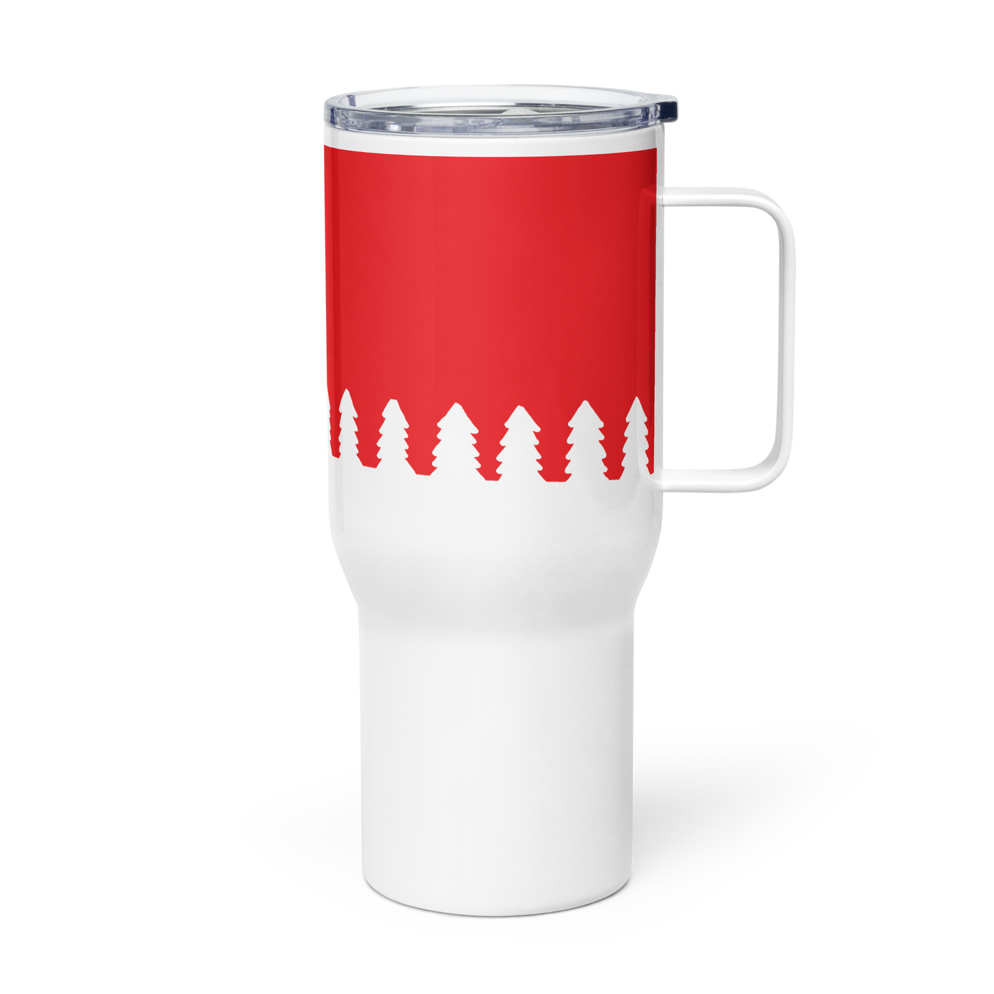 White Trees | Travel mug with a handle