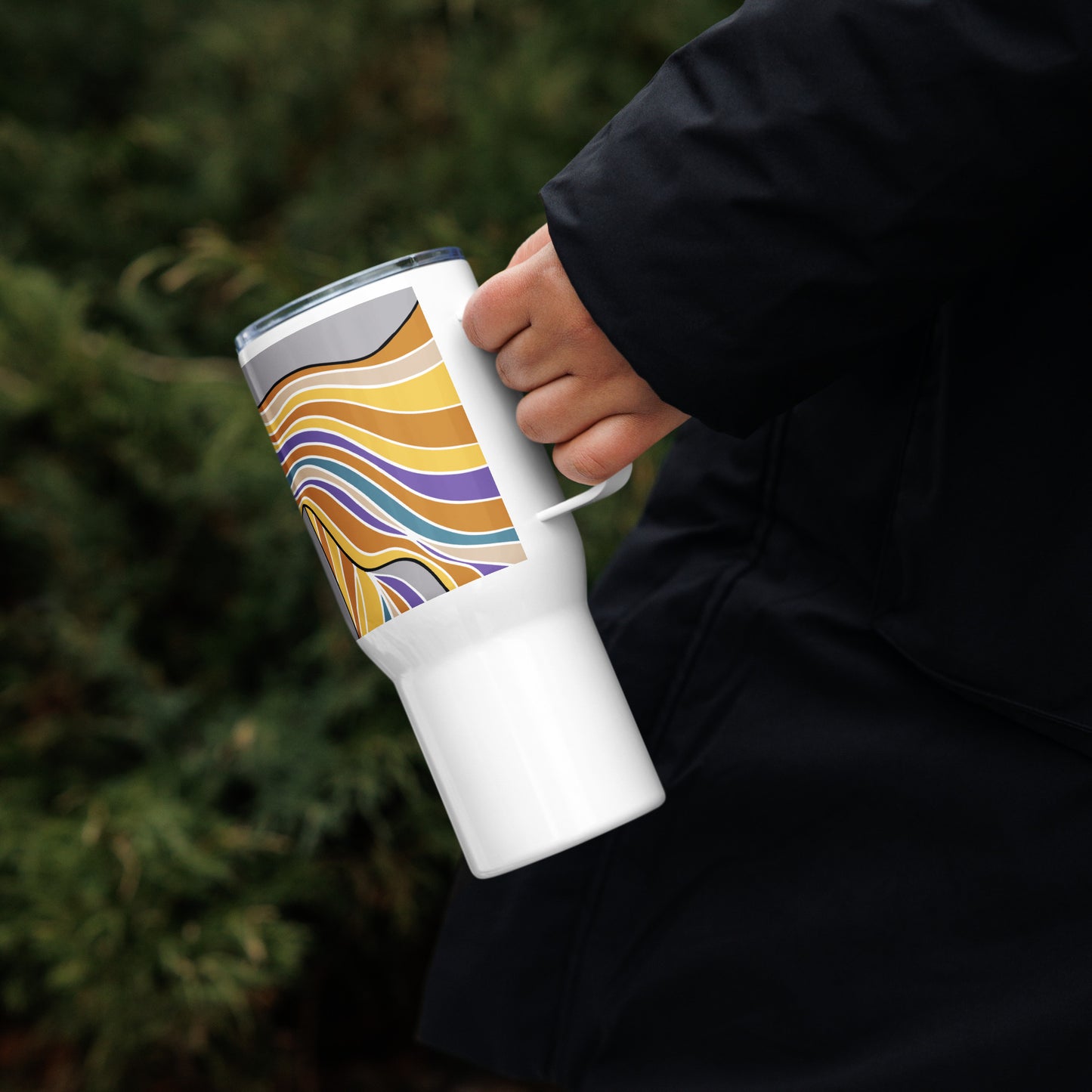 Ilmatar from Kalevala | Travel mug with a handle
