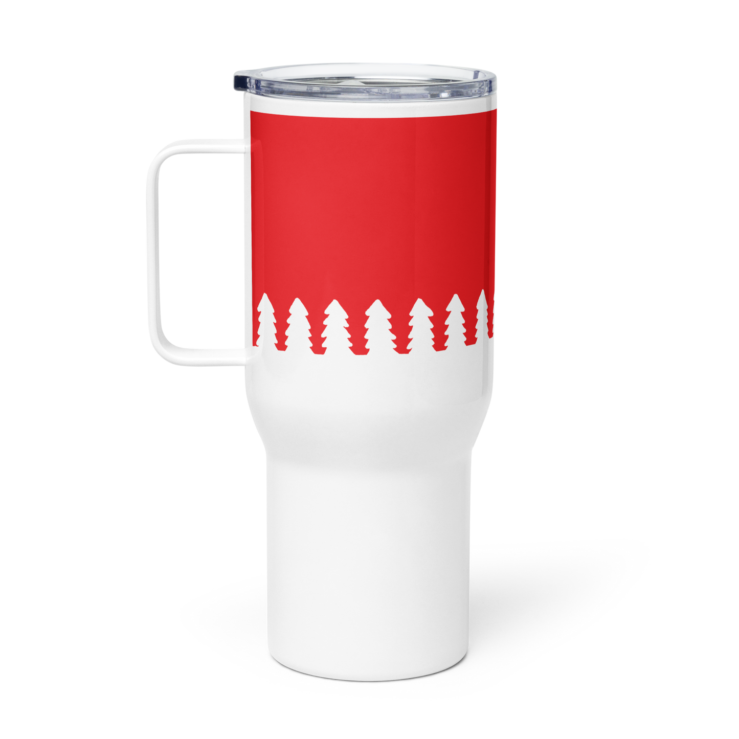 White Trees | Travel mug with a handle
