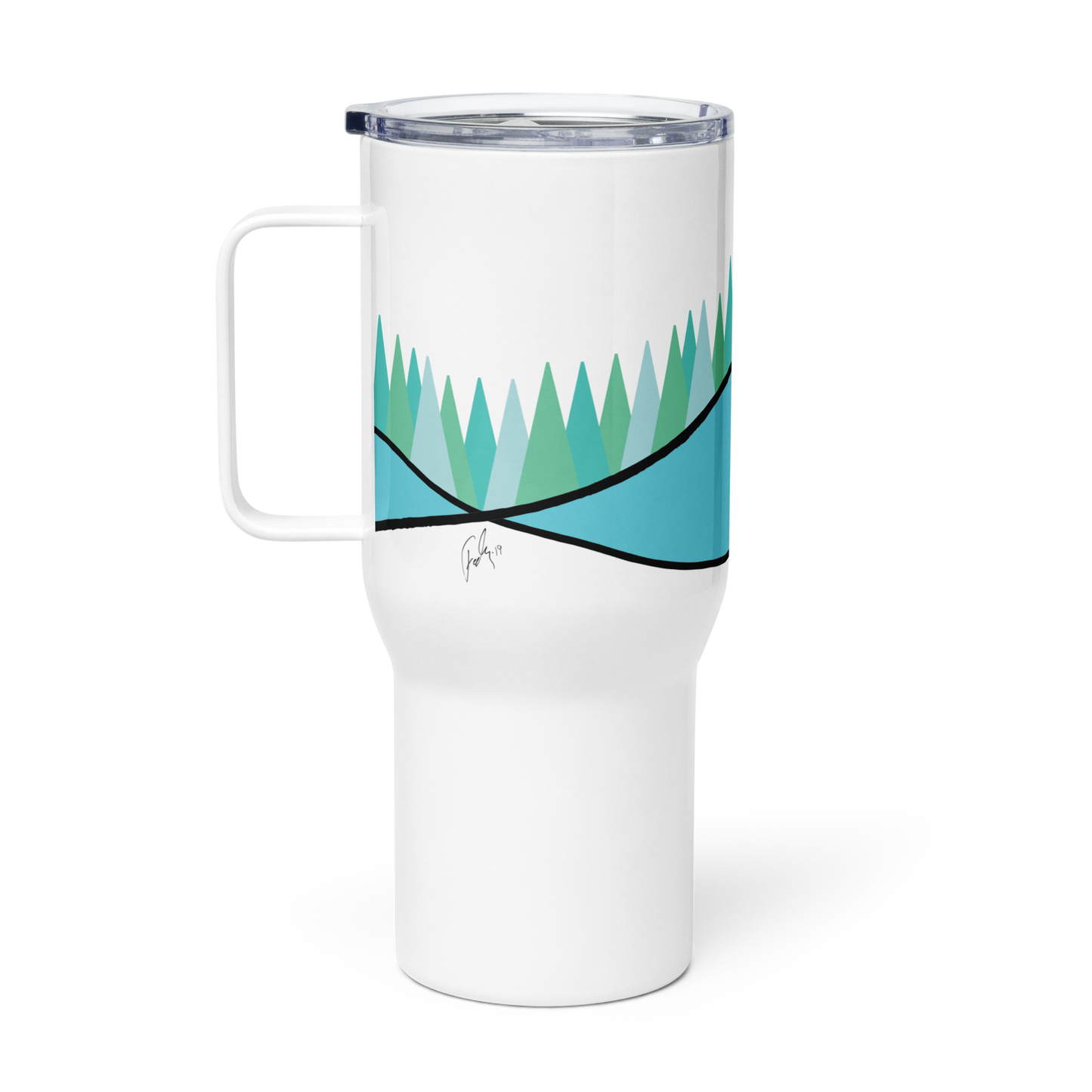Kuhmo Nature | Travel mug with a handle