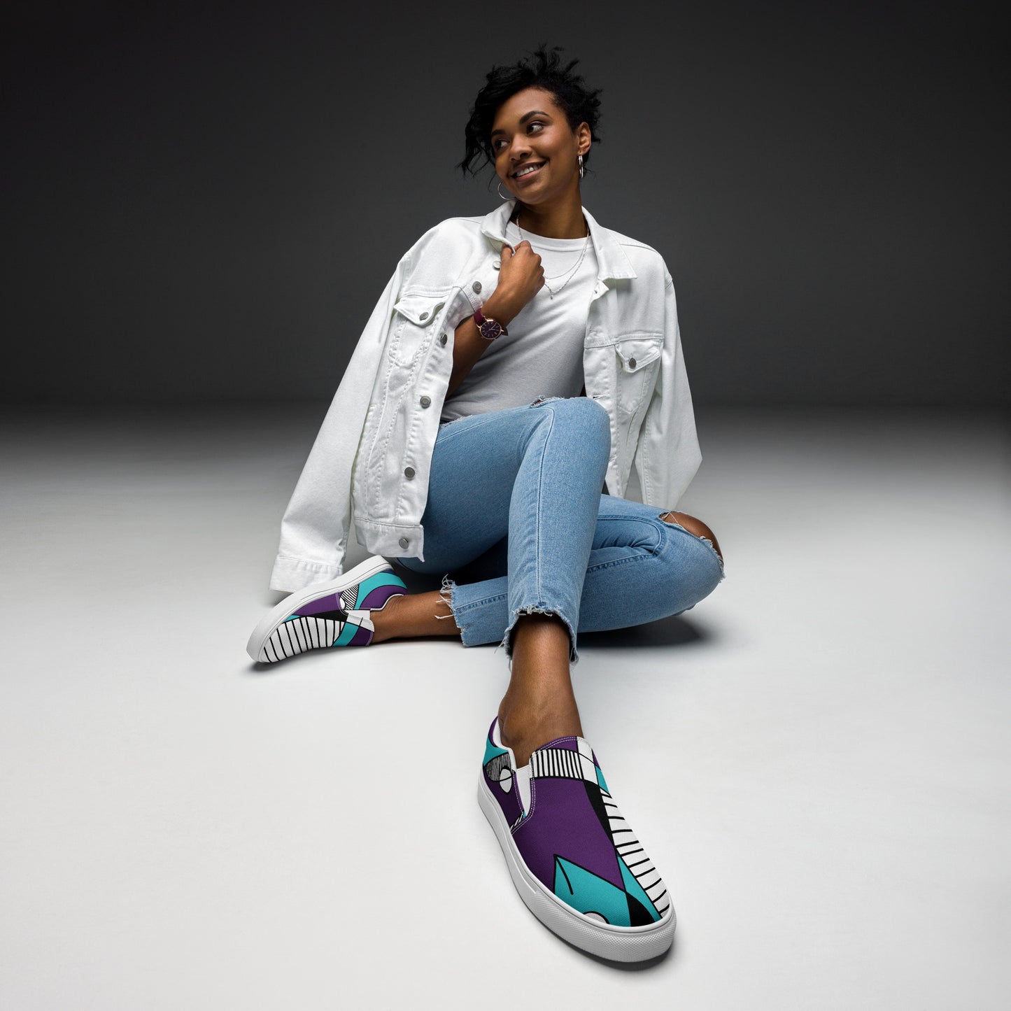 Fish from Kalevala | Women’s slip-on canvas shoes