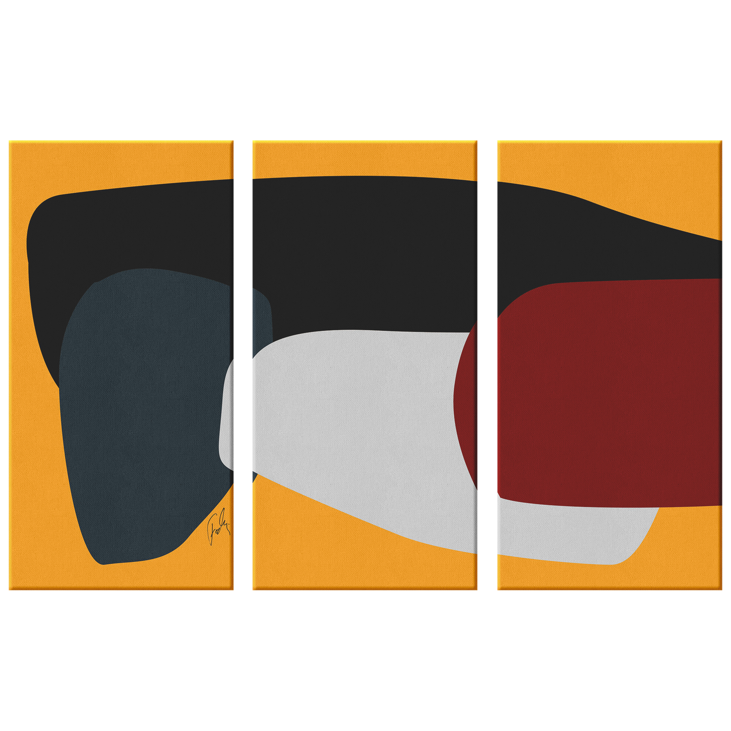 Stones | 3 Piece Canvas