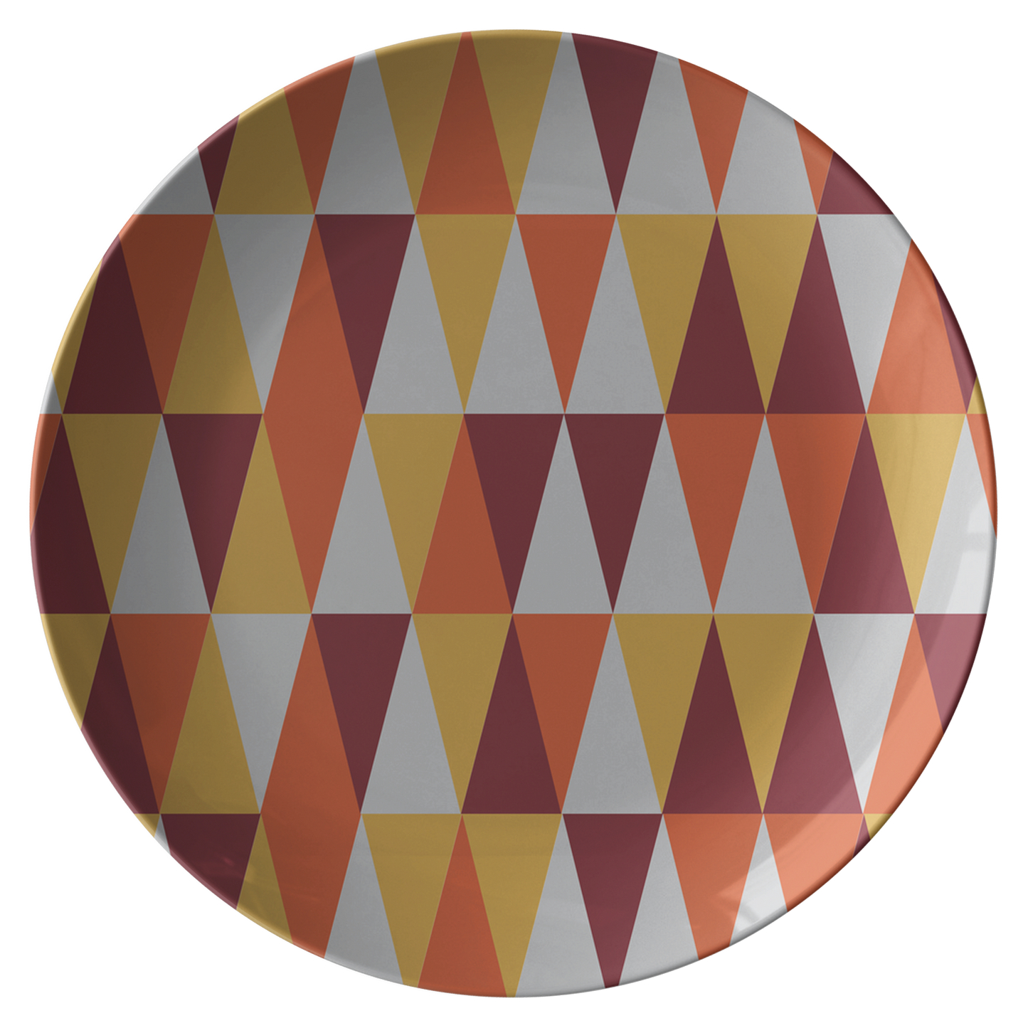 Autumn Triangles | Plate