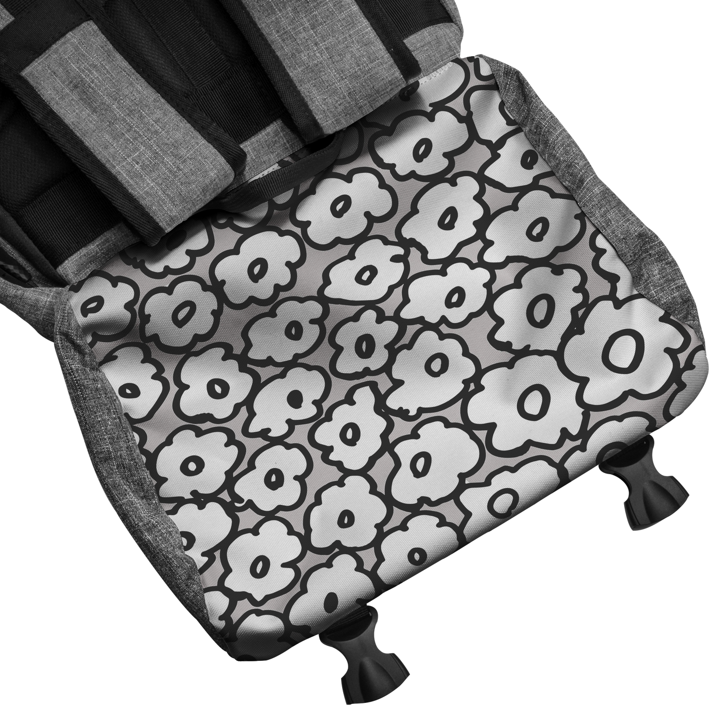 Happy White Flowers | Penryn Backpack
