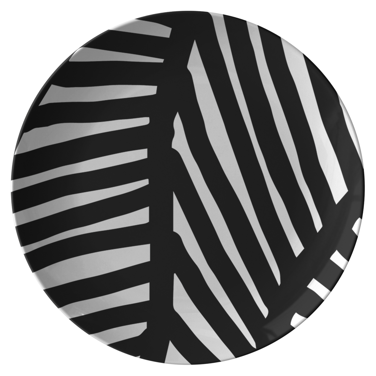 Black and White Ornament | Plate