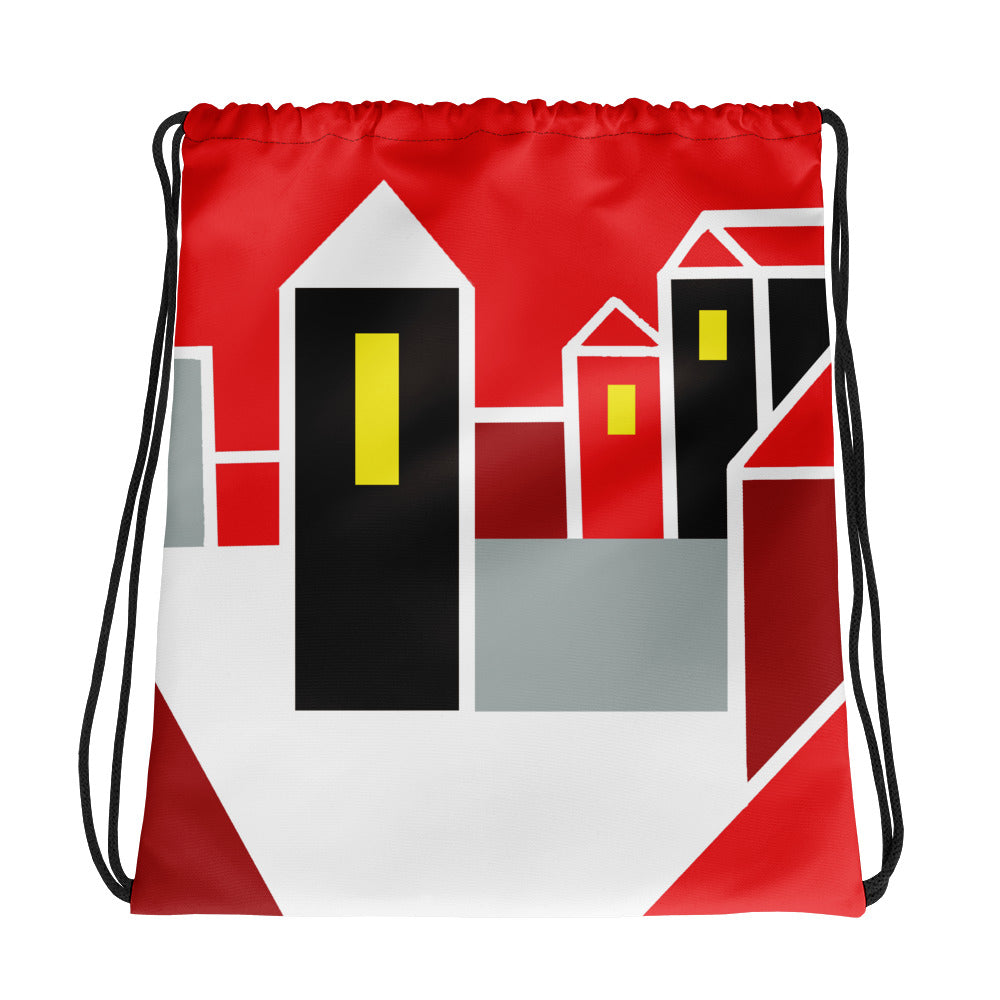 Christmas Town | Drawstring Bag