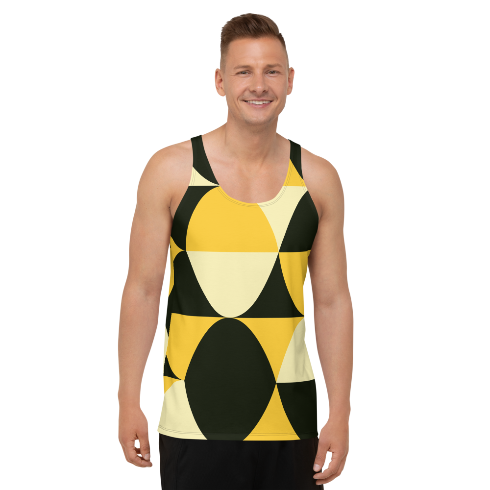 Yellow and Black Eggs | Men's Tank Top