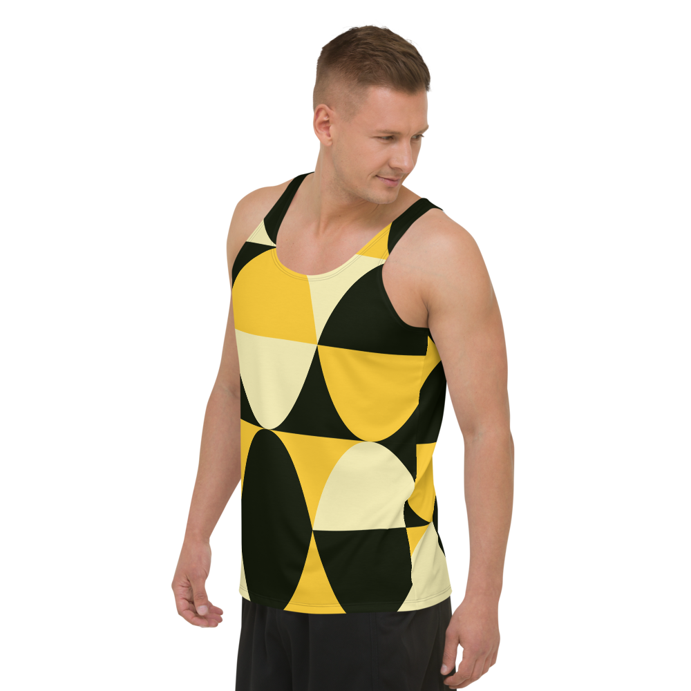 Yellow and Black Eggs | Men's Tank Top