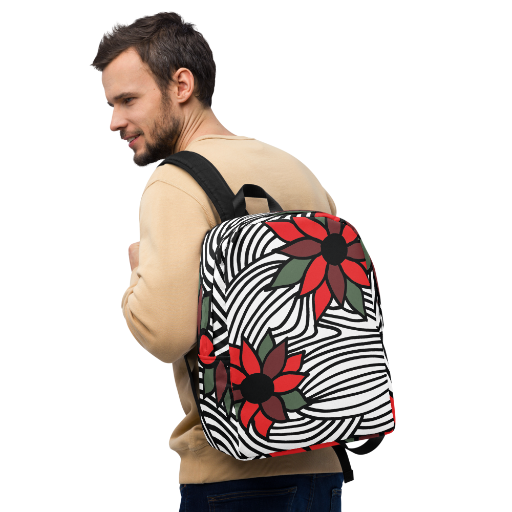 Christmas Flowers | Minimalist Backpack