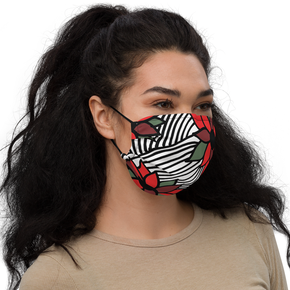 Christmas Flowers | Face Mask