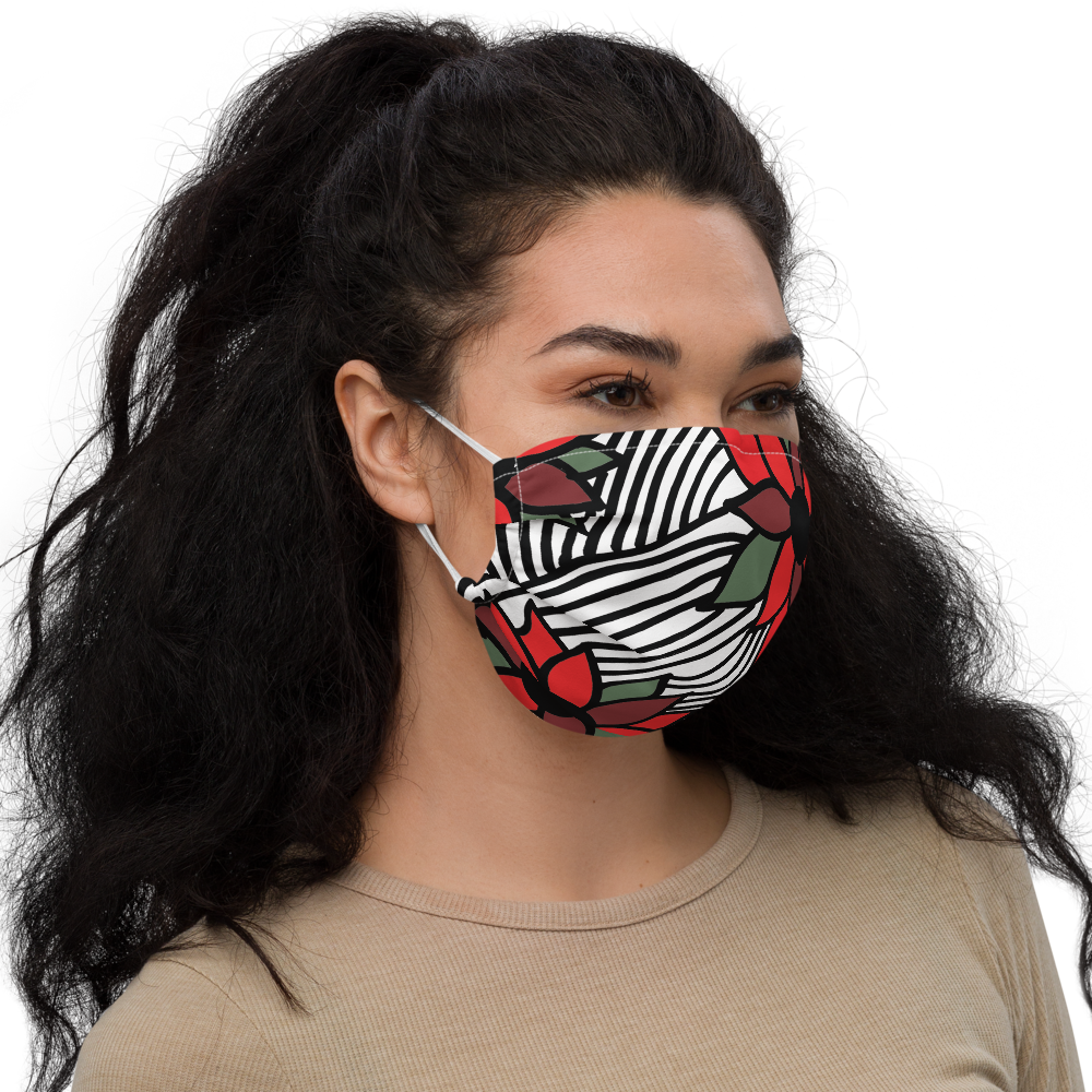 Christmas Flowers | Face Mask