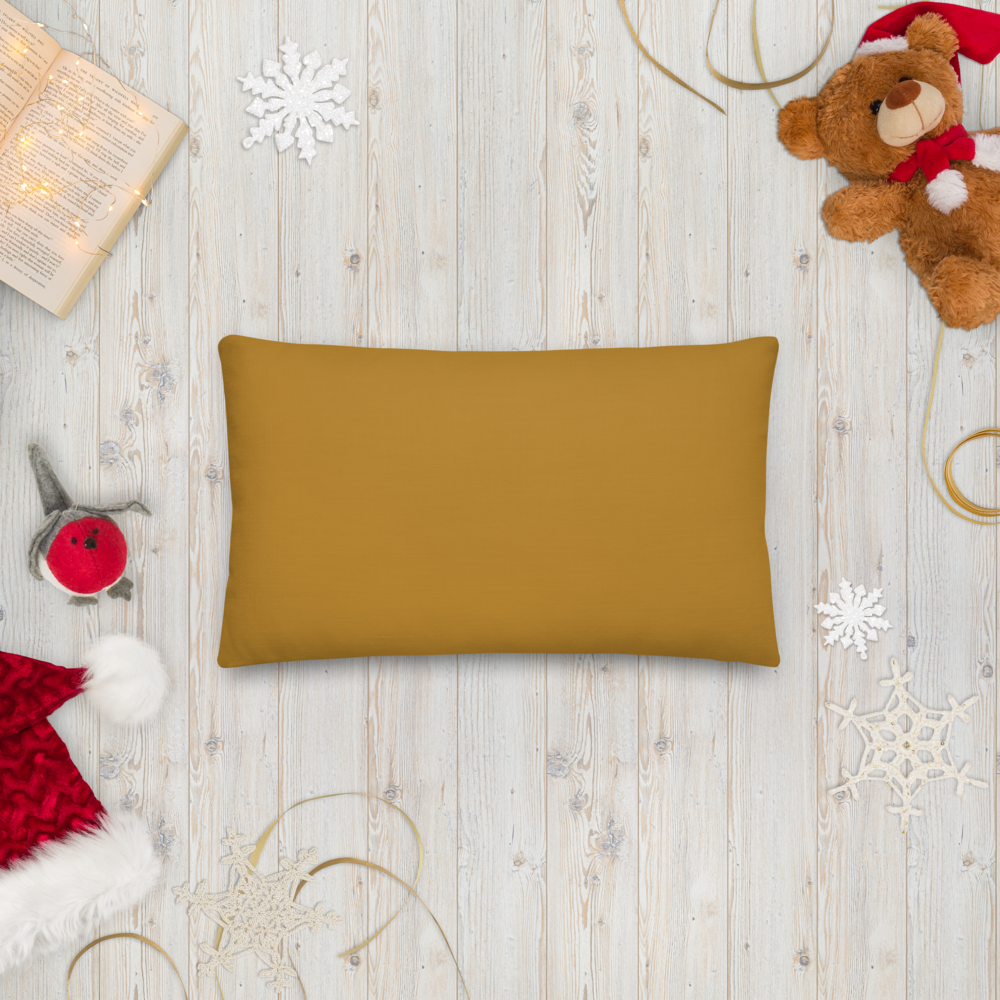 Golden Eye Christmas | Pillow