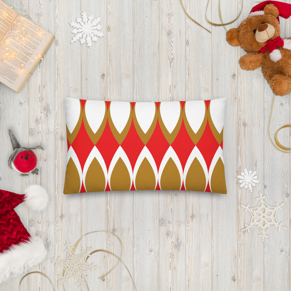 Golden Eye Christmas | Pillow