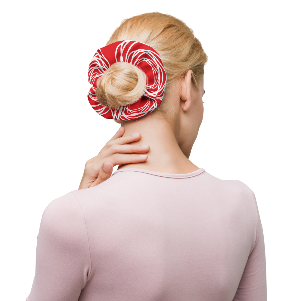 Red Flowers | Scrunchie
