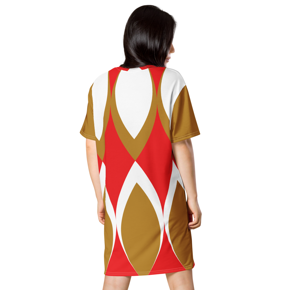 Golden Eye Christmas | T-Shirt Dress