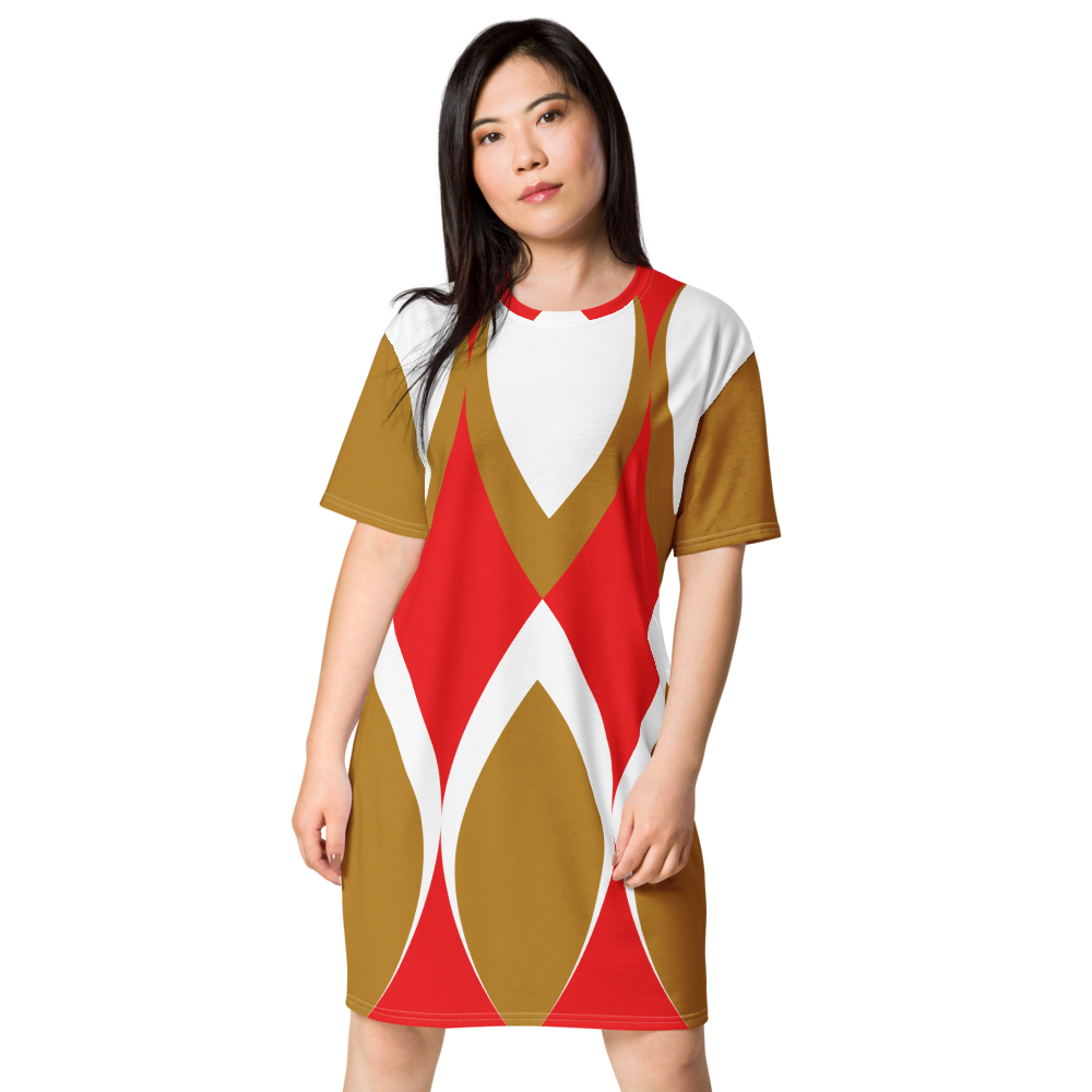 Golden Eye Christmas | T-Shirt Dress