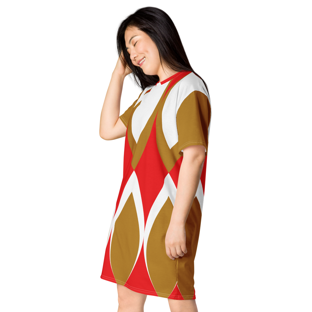 Golden Eye Christmas | T-Shirt Dress