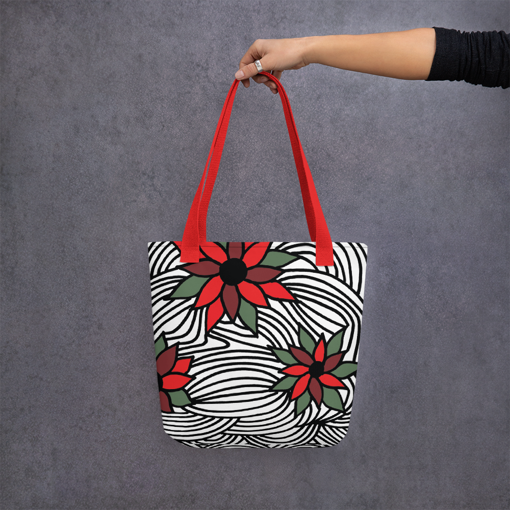 Christmas Flowers | Tote Bag