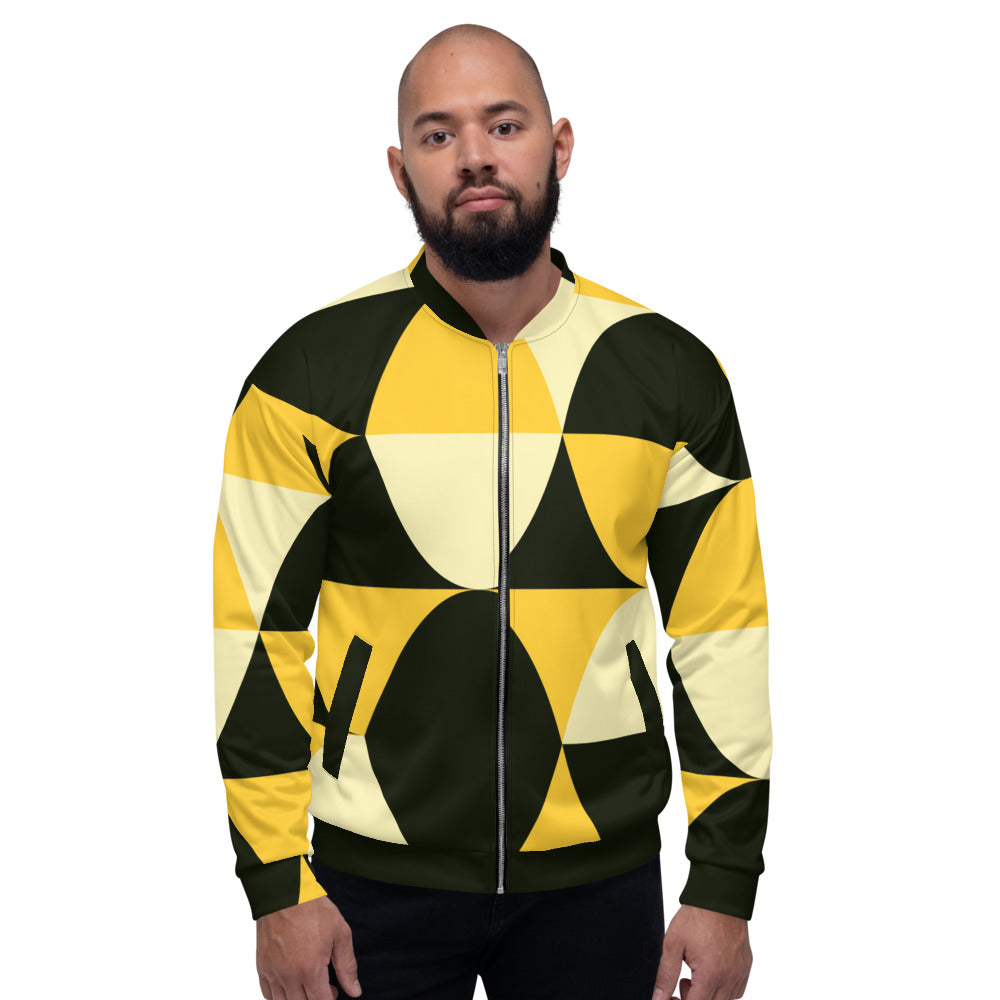 Yellow and Black Eggs | Bomber Jacket
