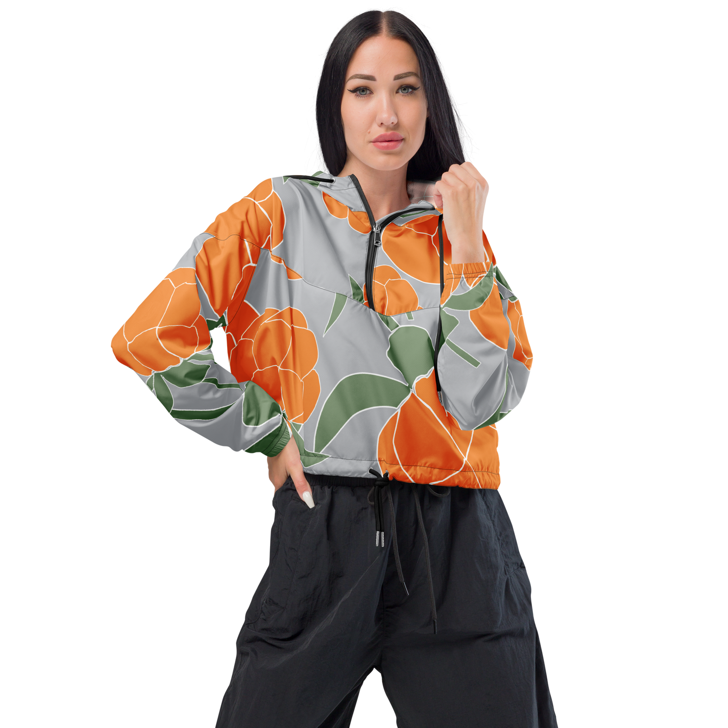 Lakka Ornament | Women’s cropped windbreaker