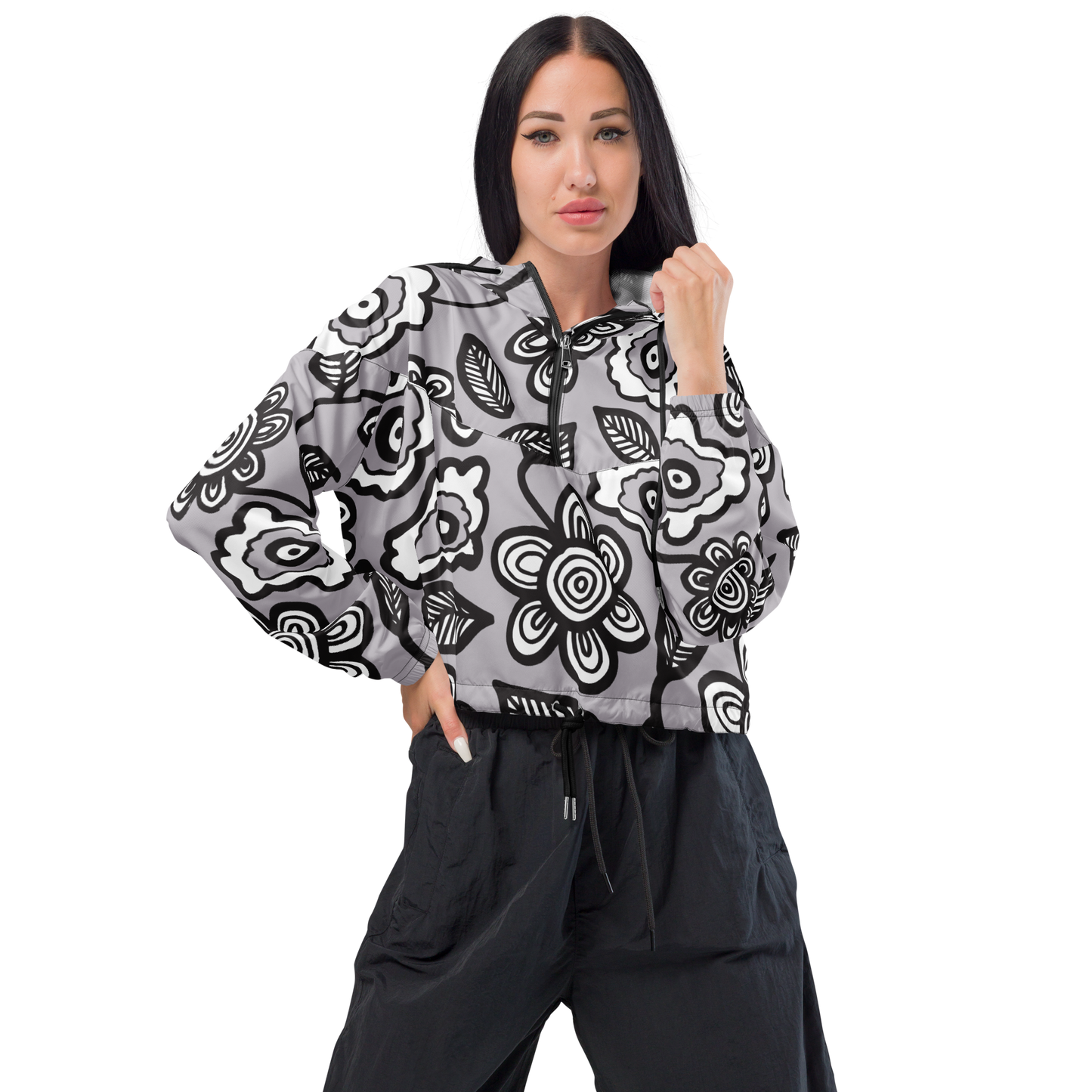 Spring Magic | Women’s cropped windbreaker