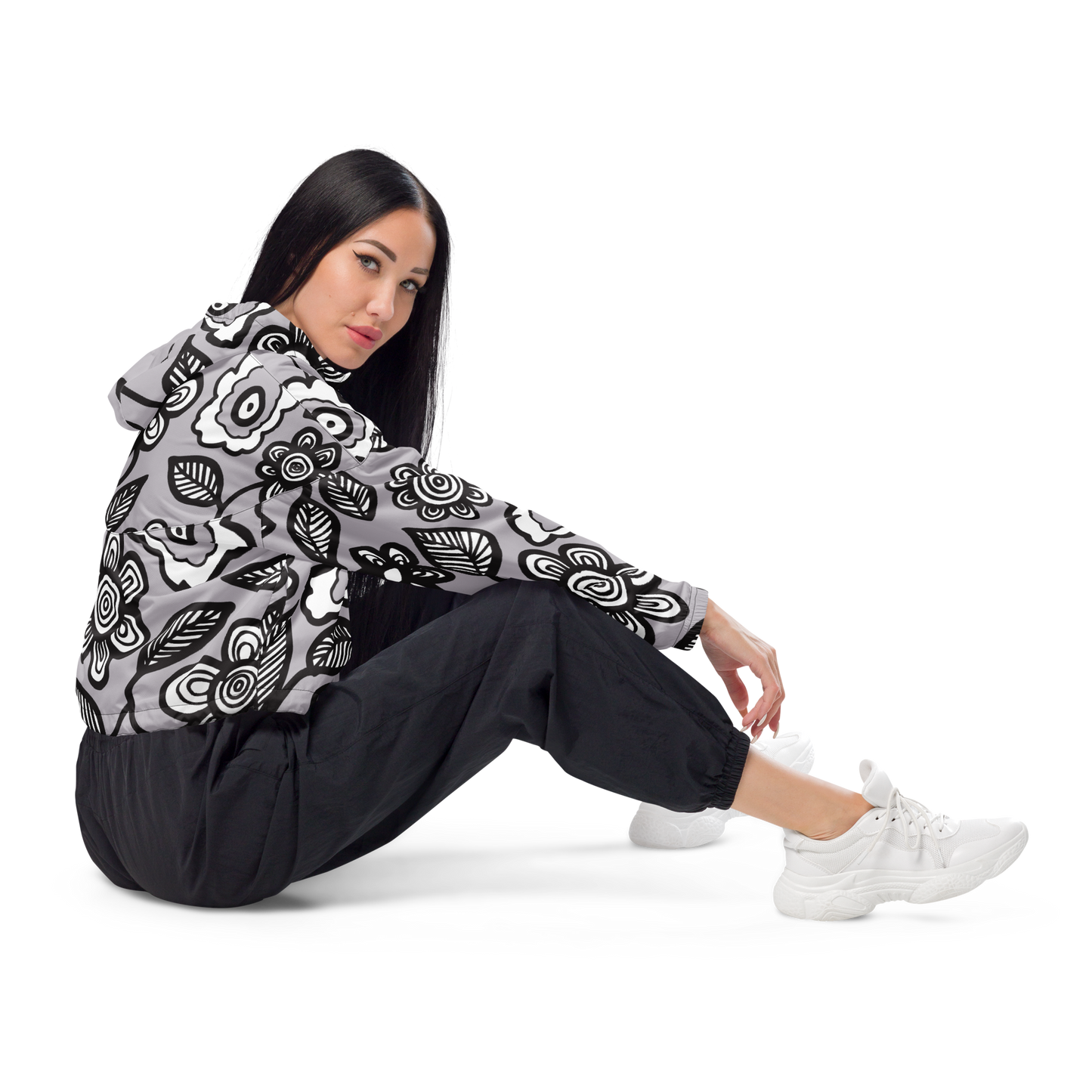 Spring Magic | Women’s cropped windbreaker