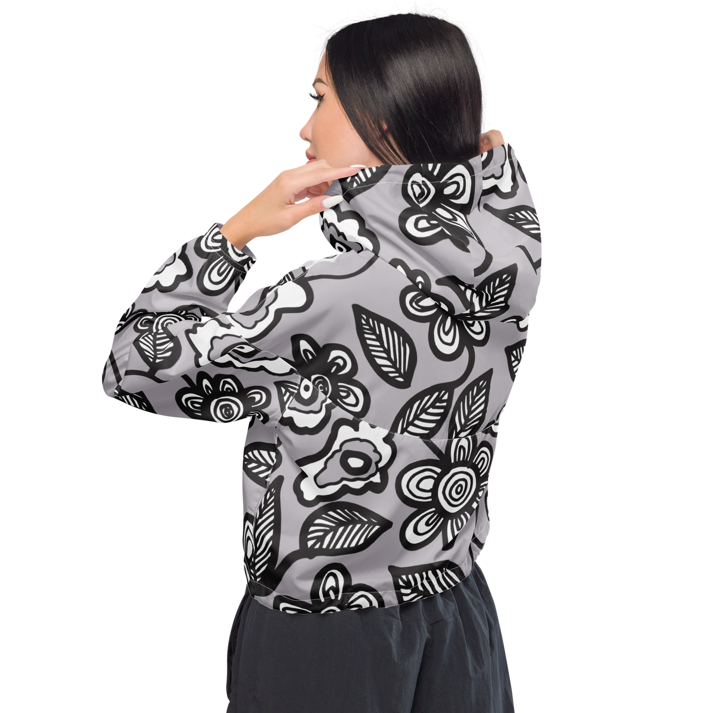 Spring Magic | Women’s cropped windbreaker
