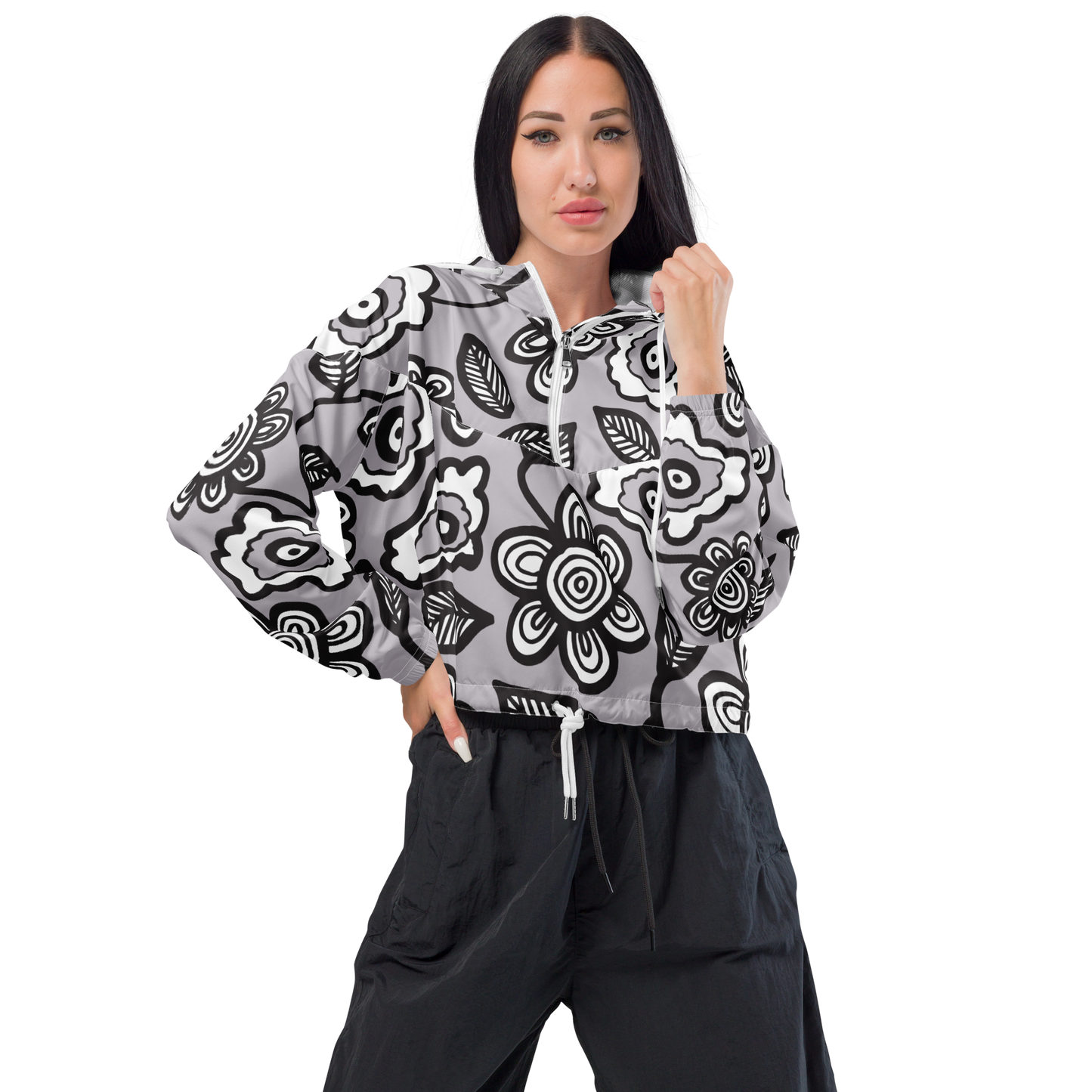 Spring Magic | Women’s cropped windbreaker