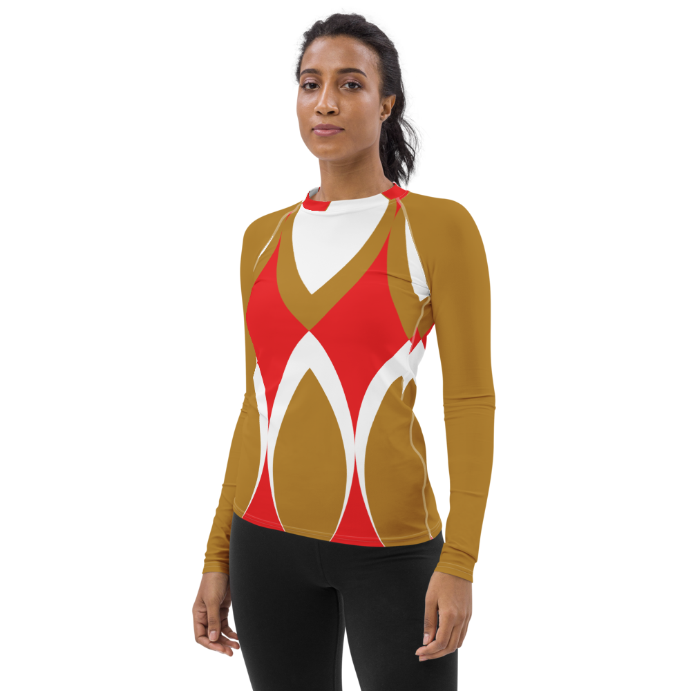 Golden Eye Christmas | Women's Rash Guard