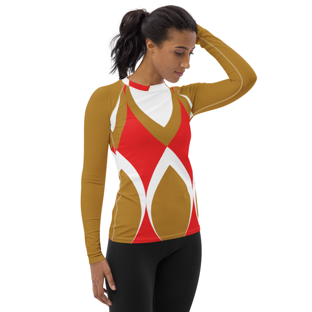 Golden Eye Christmas | Women's Rash Guard