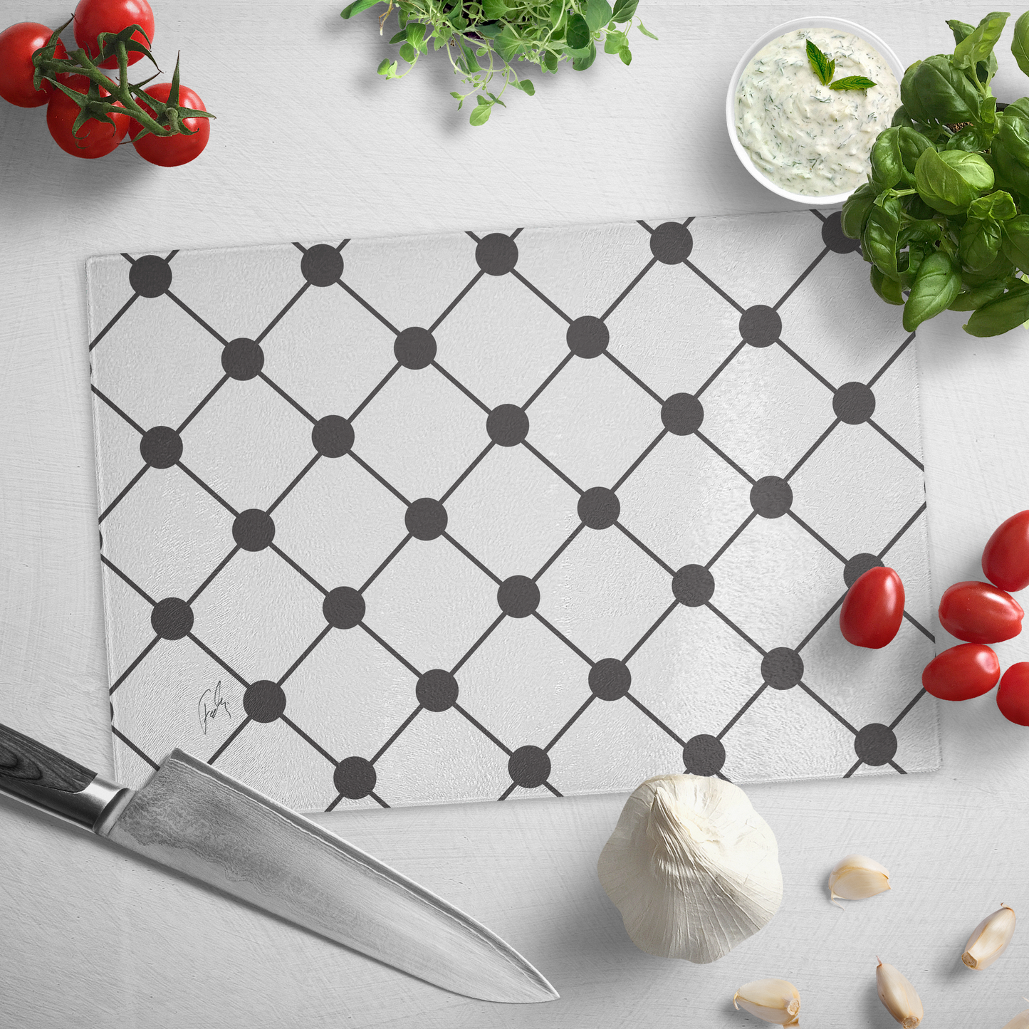 Roots | Glass Cutting Board
