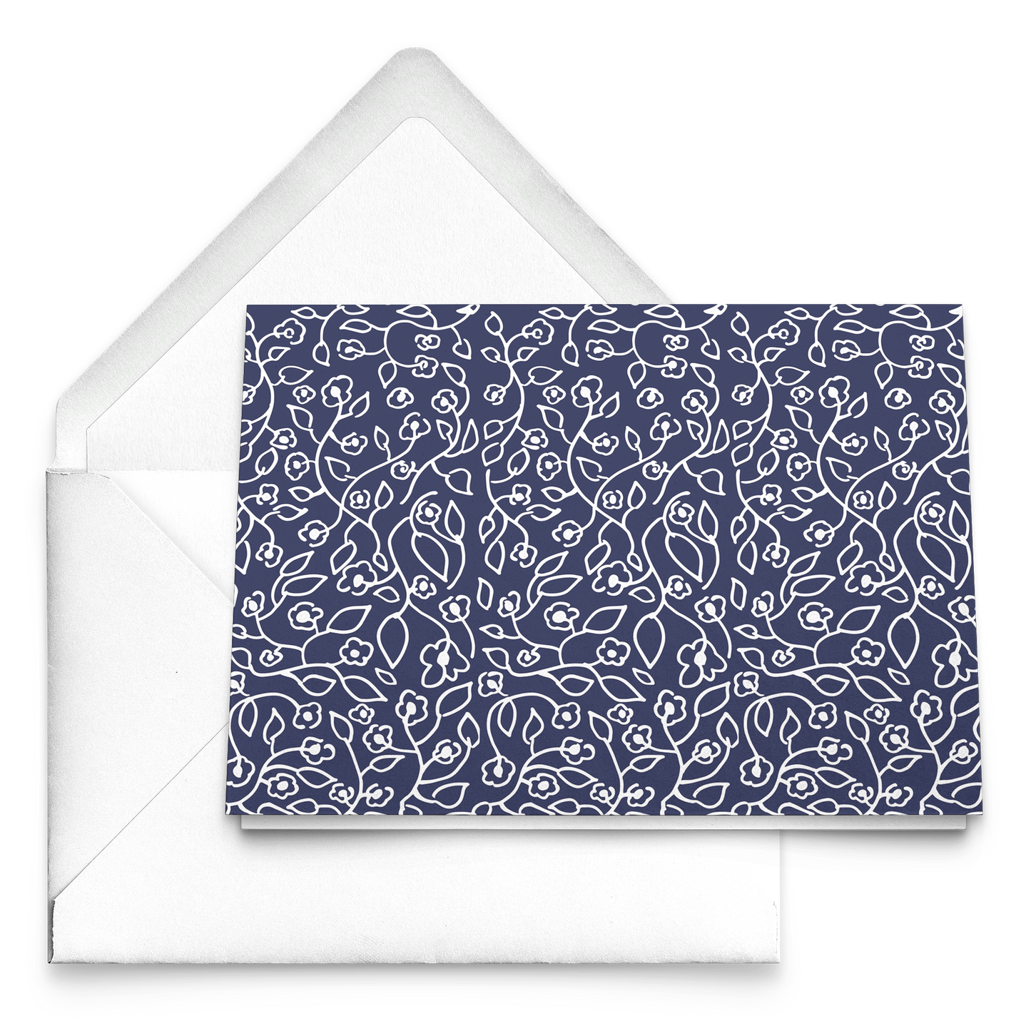 White Small Flowers | Greeting Cards