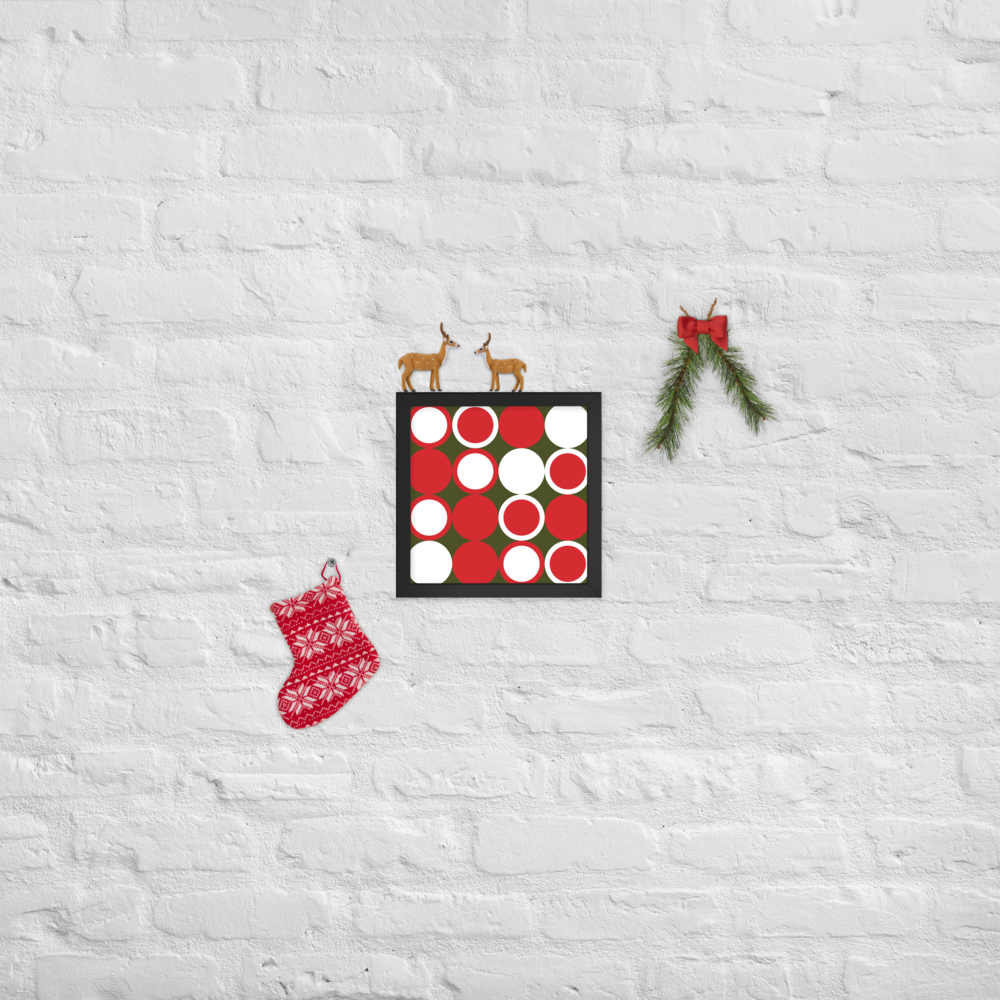 Christmas Balls | Framed Poster