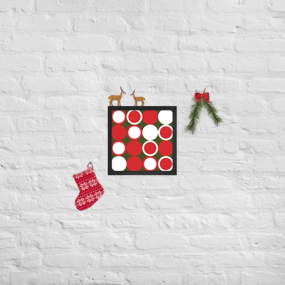 Christmas Balls | Framed Poster
