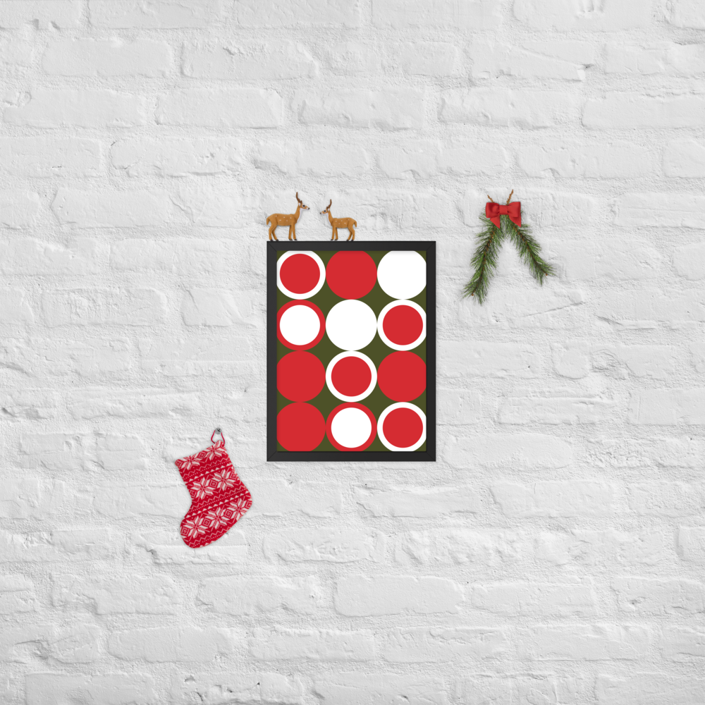 Christmas Balls | Framed Poster