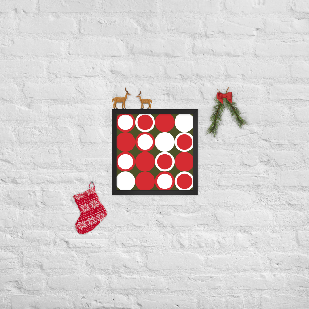Christmas Balls | Framed Poster