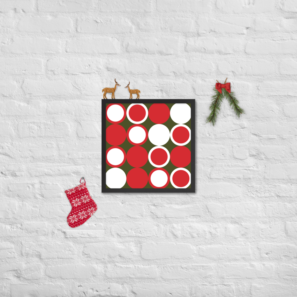 Christmas Balls | Framed Poster
