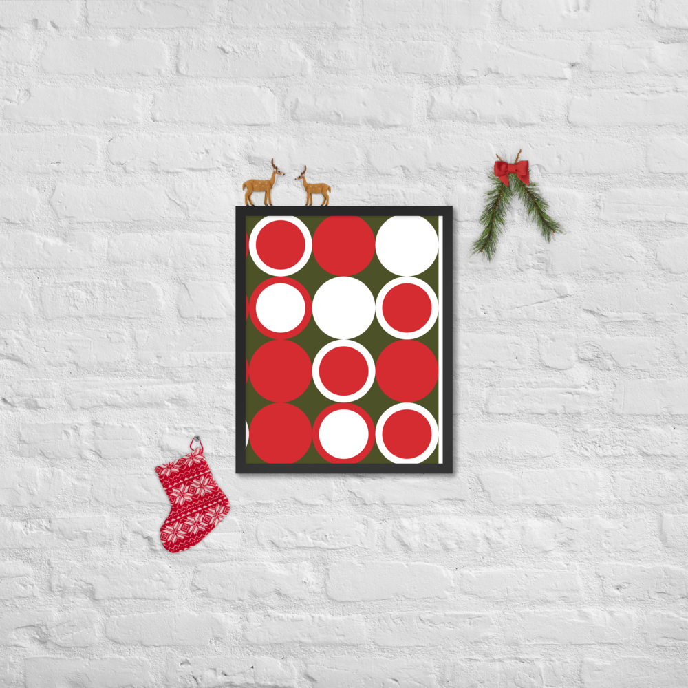 Christmas Balls | Framed Poster