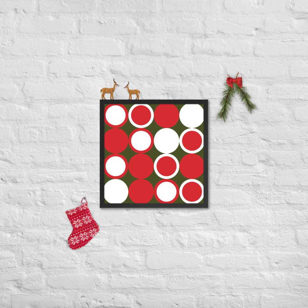 Christmas Balls | Framed Poster