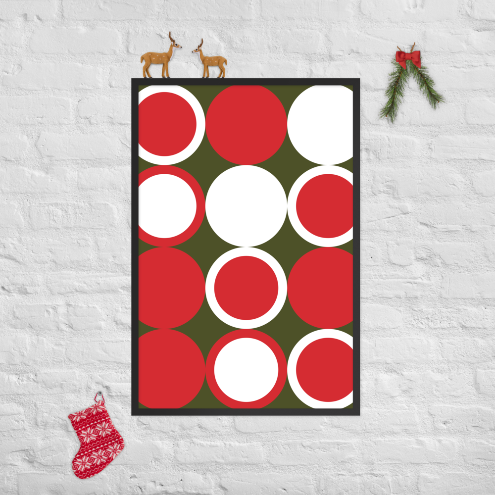 Christmas Balls | Framed Poster