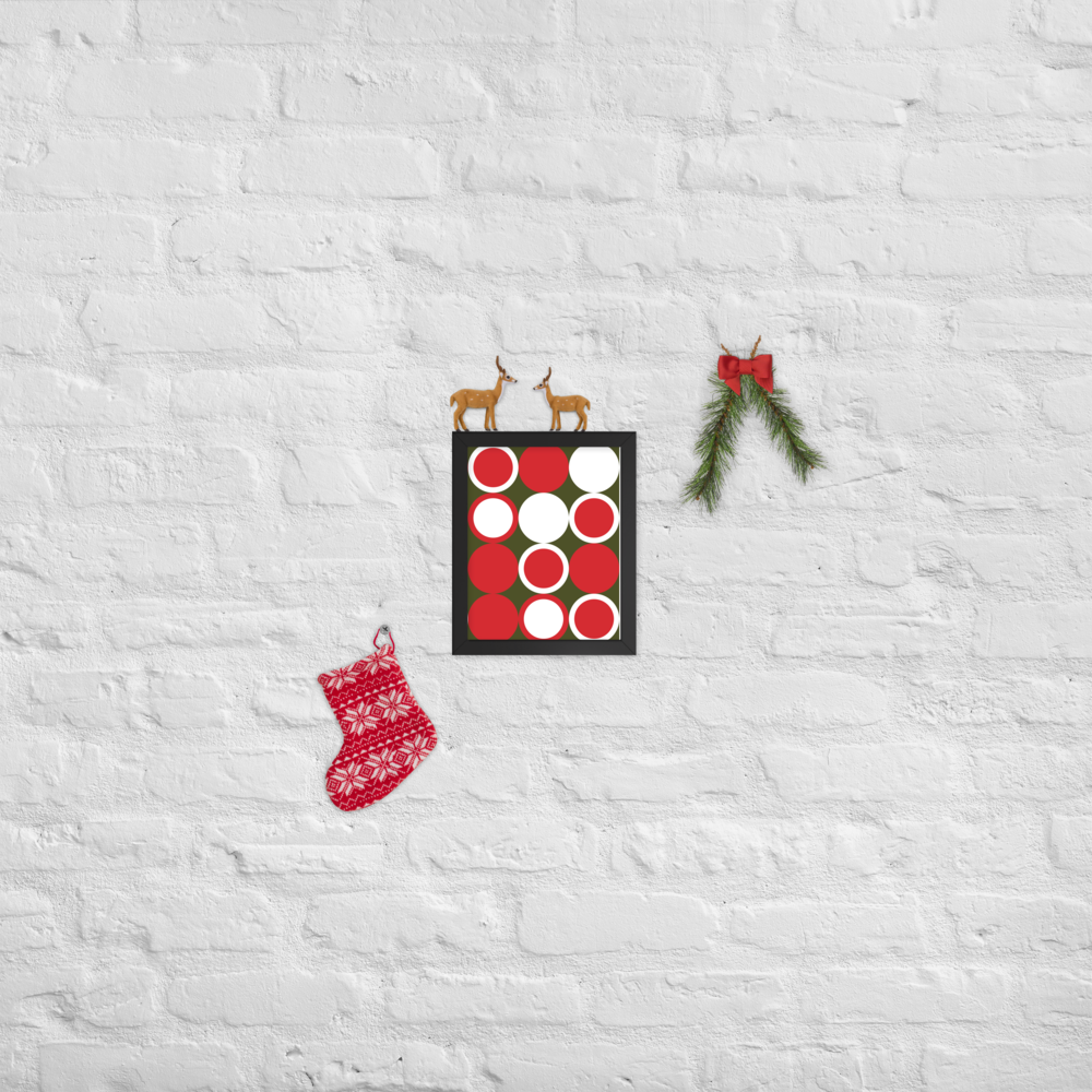 Christmas Balls | Framed Poster