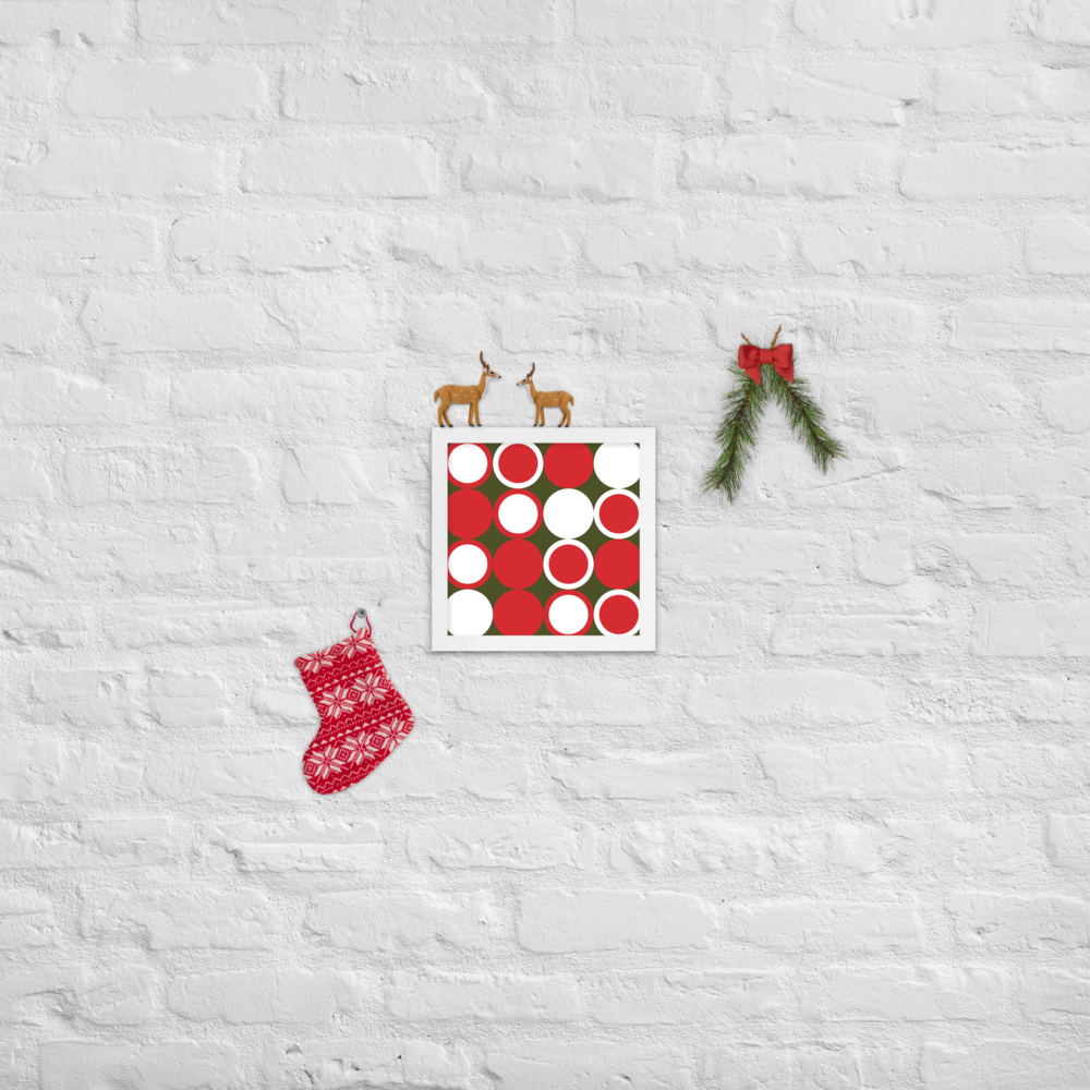 Christmas Balls | Framed Poster